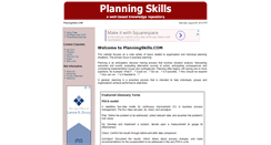 Desktop Screenshot of planningskills.com