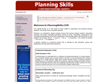 Tablet Screenshot of planningskills.com